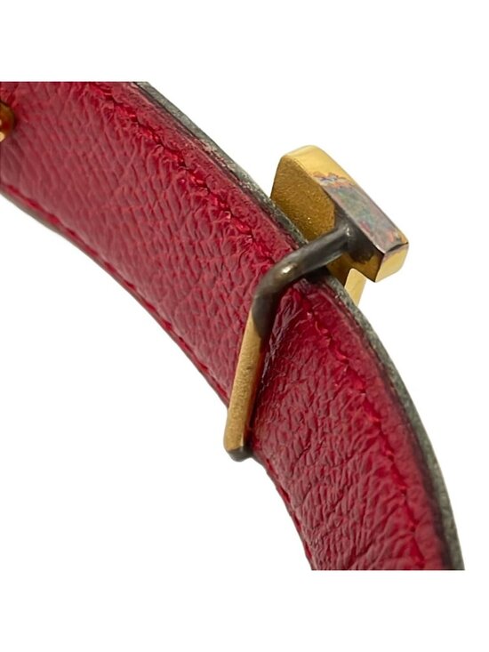 Hermes Belt 60 Gold Rouge Ash Reversible Leather main image 6